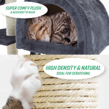 Load image into Gallery viewer, Paw Mate 100cm Grey Cat Tree Atacama Multi Level Scratcher
