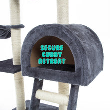 Load image into Gallery viewer, Paw Mate 100cm Grey Cat Tree Atacama Multi Level Scratcher
