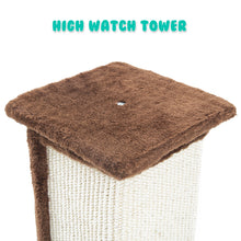 Load image into Gallery viewer, Paw Mate 92cm Brown Cat Tree Noppo Multi Level Scratcher
