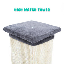 Load image into Gallery viewer, Paw Mate 92cm Grey Cat Tree Noppo Multi Level Scratcher
