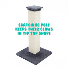 Load image into Gallery viewer, Paw Mate 92cm Grey Cat Tree Noppo Multi Level Scratcher
