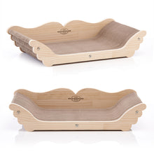Load image into Gallery viewer, Yaomi Wood Angel Cat Scratcher Sofa Pet Bed

