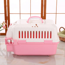 Load image into Gallery viewer, Cat Carrier Small Dog Crate Rabbit Guinea Pig Cage - Pink
