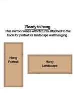 Load image into Gallery viewer, Black Beaded Framed Mirror - Rectangle 80cm x 110cm
