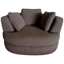 Load image into Gallery viewer, Sunshine Single Sofa Love Chair Fabric Swivel Armchair - Grey
