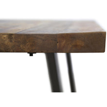 Load image into Gallery viewer, Begonia Console Table 140cm Live Edge Solid Mango Wood Unique Furniture -Natural
