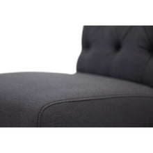 Load image into Gallery viewer, Begonia 9pc Dining Set 220cm Live Edge Table 8 Charcoal Fabric Chair Mango Wood
