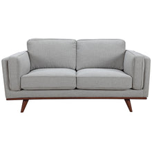 Load image into Gallery viewer, Petalsoft 2 Seater Sofa Fabric Uplholstered Lounge Couch - Grey
