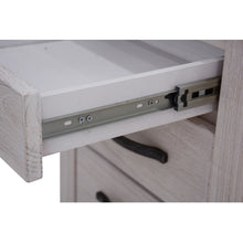 Load image into Gallery viewer, Foxglove Tallboy 5 Chest of Drawers Solid Ash Wood Bed Storage Cabinet - White

