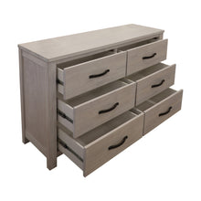 Load image into Gallery viewer, Foxglove Dresser 6 Chest of Drawers Solid Wood Tallboy Storage Cabinet - White
