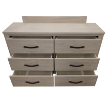Load image into Gallery viewer, Foxglove Dresser 6 Chest of Drawers Solid Wood Tallboy Storage Cabinet - White
