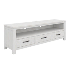 Load image into Gallery viewer, Foxglove ETU Entertainment TV Unit 166cm 3 Drawer Solid Mt Ash Wood - White
