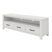 Load image into Gallery viewer, Foxglove ETU Entertainment TV Unit 166cm 3 Drawer Solid Mt Ash Wood - White
