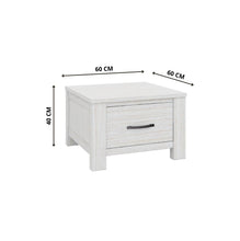 Load image into Gallery viewer, Foxglove Lamp Table 60cm Coffee Side Laptop Desk Bedside Sofa End - White
