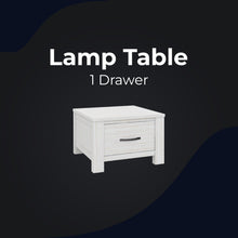 Load image into Gallery viewer, Foxglove Lamp Table 60cm Coffee Side Laptop Desk Bedside Sofa End - White
