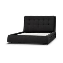 Load image into Gallery viewer, Kiama Queen Size Bed Frame Timber Mattress Base With Storage Drawers - Grey
