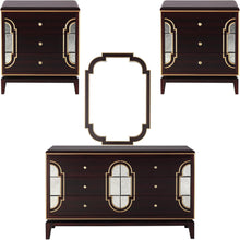 Load image into Gallery viewer, Scarlet Antique 2pc Bedside Table Dresser Solid Wood Chest of Drawers Nightstand
