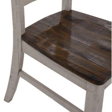 Load image into Gallery viewer, Erica X-Back Dining Chair Set of 4 Solid Acacia Timber Wood Hampton Brown White
