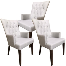 Load image into Gallery viewer, Florence  Set of 3 Carver Fabric Dining Chair French Provincial Solid Timber
