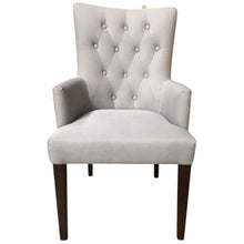 Load image into Gallery viewer, Florence  Carver Fabric Dining Chair French Provincial Solid Timber Wood
