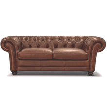 Load image into Gallery viewer, Sonny 2.5+1 Seater Genuine Leather Sofa Chestfield Lounge Couch - Butterscotch
