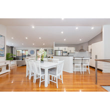 Load image into Gallery viewer, Laelia Dining Table 180cm Solid Acacia Timber Wood Coastal Furniture - White
