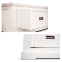 Load image into Gallery viewer, Laelia Coffee Table 120cm Solid Acacia Timber Wood Coastal Furniture - White
