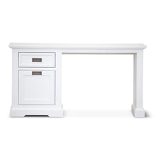 Load image into Gallery viewer, Laelia Study Computer Desk 150cm Office Executive Table Solid Acacia Wood -White
