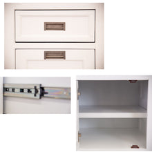 Load image into Gallery viewer, Laelia Study Computer Desk 150cm Office Executive Table Solid Acacia Wood -White
