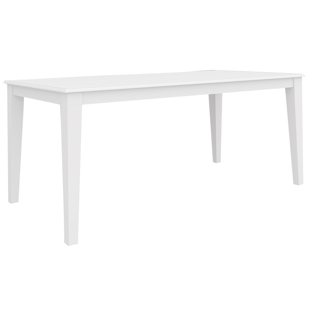 White Daisy Long Dining Table 180cm Wood Hamptons Style