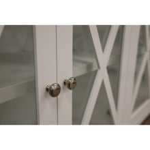Load image into Gallery viewer, Daisy Buffet Table 180cm 4 Glass Doors Wood Hampton Style - White

