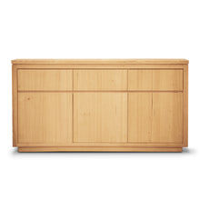 Load image into Gallery viewer, Rosemallow Buffet Table 165cm 3 Door 3 Drawer Solid Messmate Timber - Natural
