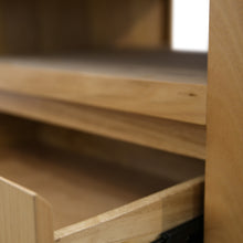 Load image into Gallery viewer, Rosemallow Lamp Side Table 65cm Parquet Top Solid Messmate Timber Wood - Natural
