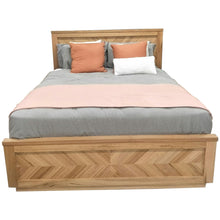 Load image into Gallery viewer, Rosemallow Queen Size Bed Parquet Solid Messmate Timber Wood Frame Mattress Base
