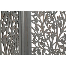 Load image into Gallery viewer, Life Dig 4 Panel Room Divider Screen Privacy Shoji Timber Wood Stand - Dark Grey
