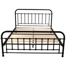 Load image into Gallery viewer, Metallica Queen Bed Size Metal Frame Platform Mattress Base - Black
