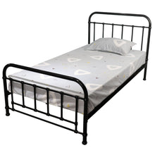 Load image into Gallery viewer, Metallica King Single Bed Size Metal Frame Platform Mattress Base - Black
