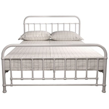 Load image into Gallery viewer, Metallica Double Bed Size Metal Frame Platform Mattress Base - White
