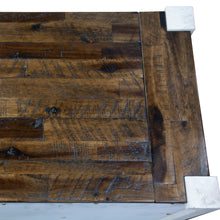 Load image into Gallery viewer, Erica Tallboy 7 Chest of Drawers Solid Acacia Timber Wood Cabinet Brown White
