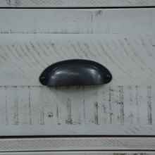 Load image into Gallery viewer, Erica Tallboy 7 Chest of Drawers Solid Acacia Timber Wood Cabinet Brown White
