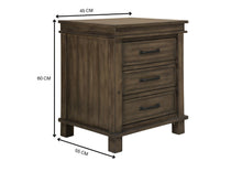 Load image into Gallery viewer, Lily 4pc King Bed Suite Bedside Tallboy Bedroom Furniture Package - Rustic Grey
