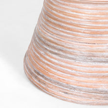 Load image into Gallery viewer, Clover Rattan Round Side Coffee End Table 46cm with Glass Top - Whitewash
