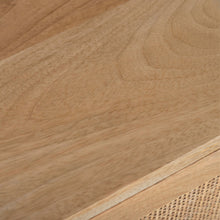 Load image into Gallery viewer, Olearia  Buffet Table 100cm 2 Door Solid Mango Wood Storage Cabinet Natural
