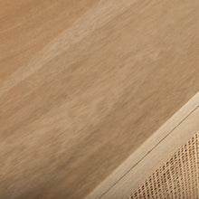 Load image into Gallery viewer, Olearia  Buffet Table 150cm 3 Door Solid Mango Wood Storage Cabinet Natural
