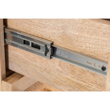 Load image into Gallery viewer, Olearia  Storage Cabinet Buffet Chest of 4 Drawer Mango Wood Rattan Natural
