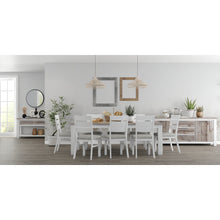 Load image into Gallery viewer, Plumeria Dining Chair Set of 4 Solid Acacia Wood Dining Furniture - White Brush
