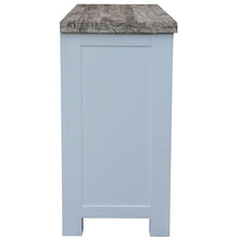 Load image into Gallery viewer, Plumeria Buffet Table 145cm 1 Door 3 Drawer Solid Acacia Timber - White Brush
