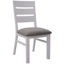 Load image into Gallery viewer, Plumeria 7pc Dining Set 190cm Table 6 Chair Solid Acacia Wood - White Brush
