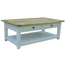 Load image into Gallery viewer, Lavasa Coffee Table 130cm 4 Drawers Solid Mango Wood Modern Farmhouse Furniture
