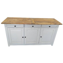 Load image into Gallery viewer, Lavasa Buffet Table 160cm 3 Doors Drawers Solid Mango Wood Farmhouse Furniture
